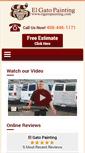 Mobile Screenshot of elgatopainting.com