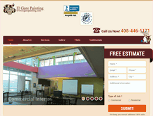 Tablet Screenshot of elgatopainting.com